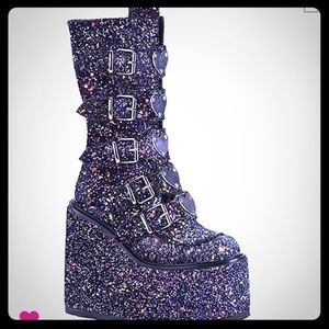 DEMONIA ♥️Swing 230G Black with Multicolor Sparkle